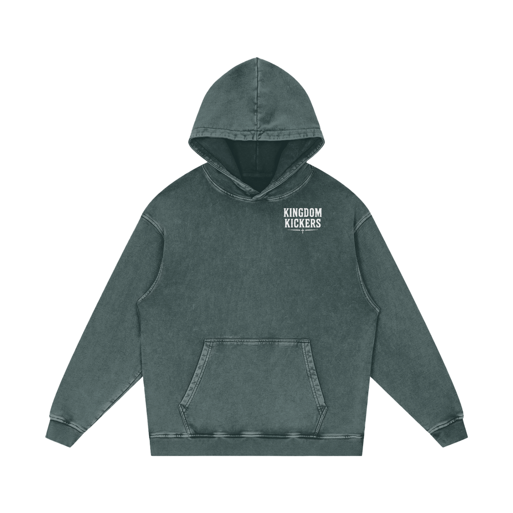 Dance with Joy Snow Washed Loose Cotton Hoodie