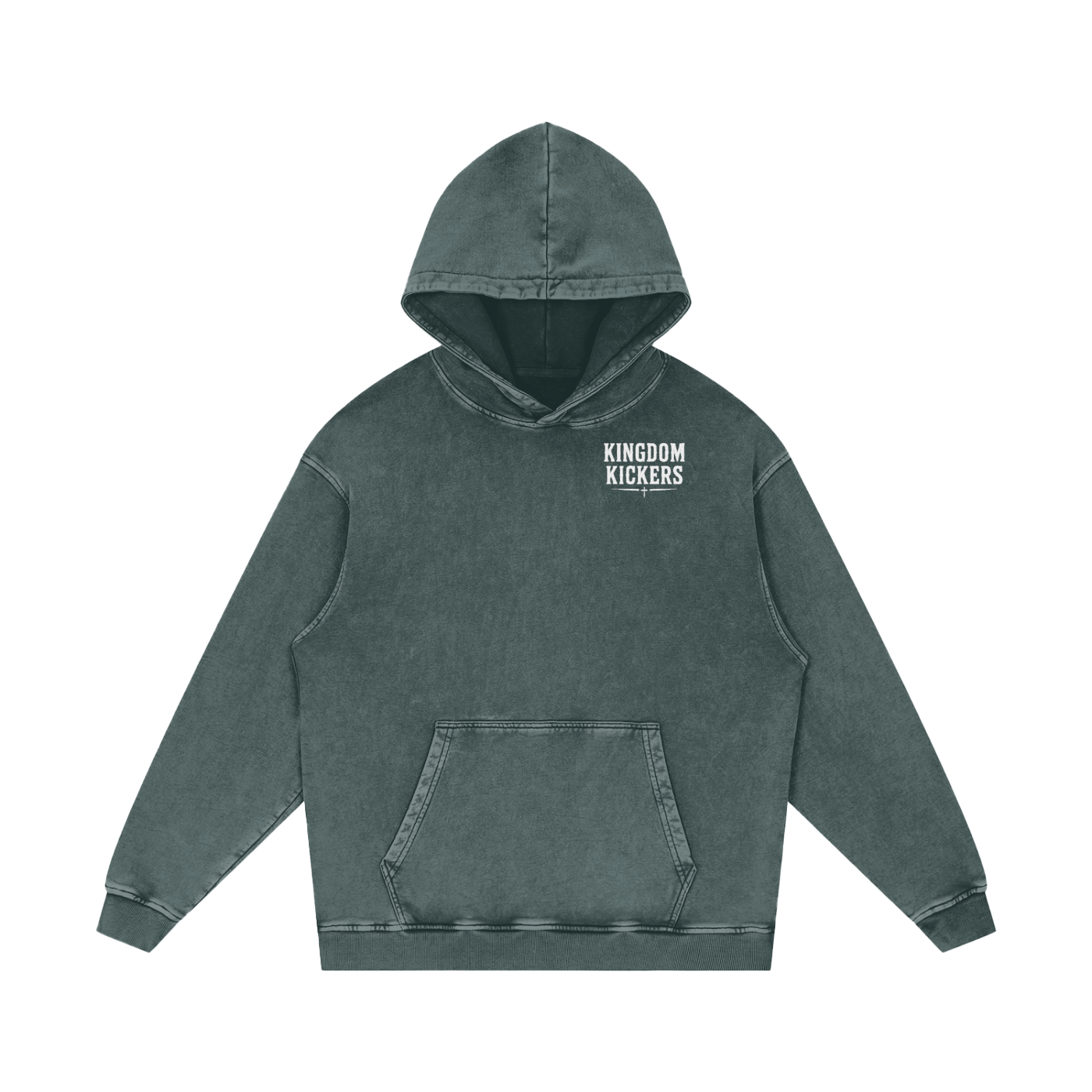 Dance with Joy Snow Washed Loose Cotton Hoodie