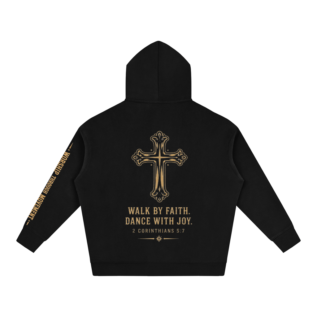 Oversize Fleeced Hoodie gold