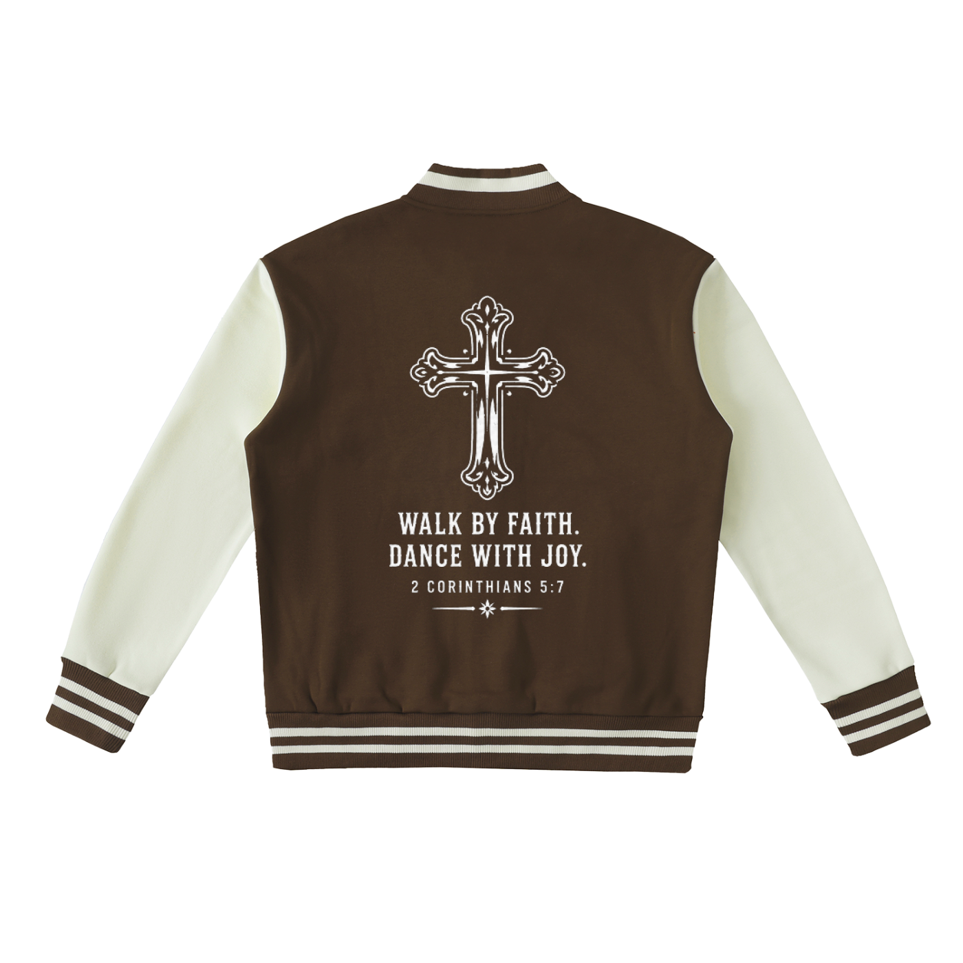 Dance with Joy  Fleeced Varsity Jacket