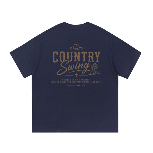 Country Swing Essential Cotton T-Shirt