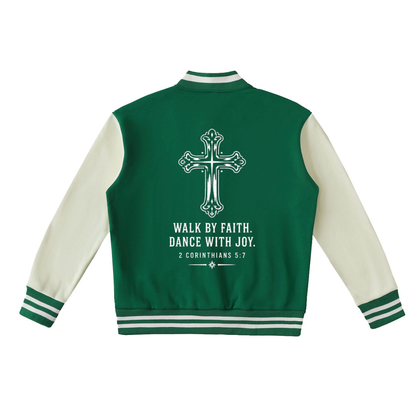 Dance with Joy  Fleeced Varsity Jacket