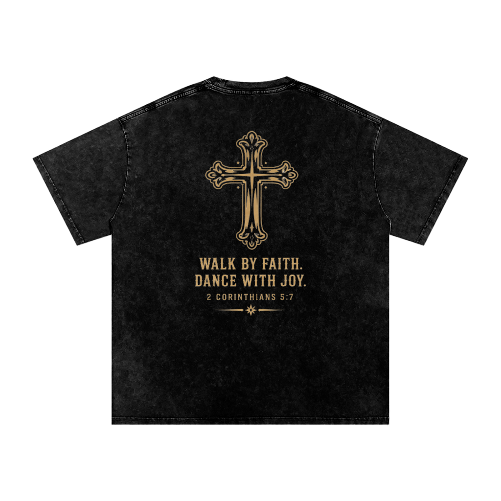 Dance with joy black and gold oversized