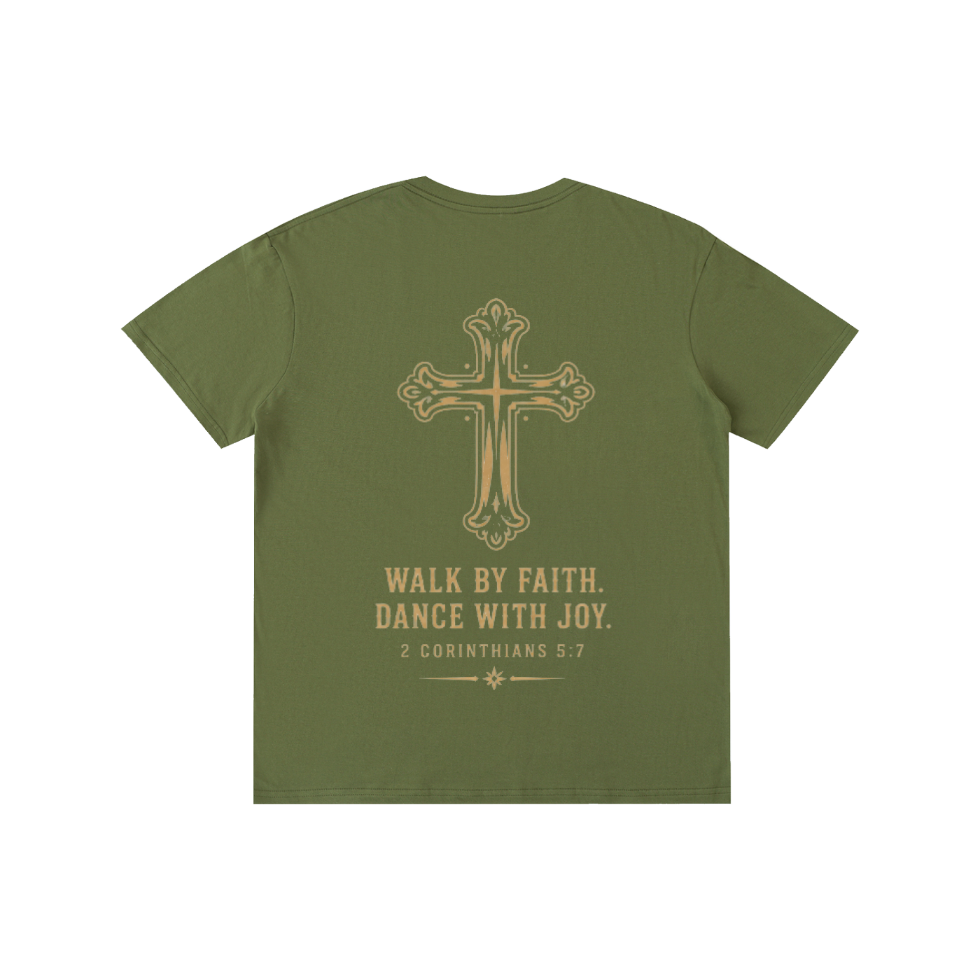 Dance w Joy cotton gold