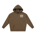 Dance with Joy White Oversize Fleeced Hoodie